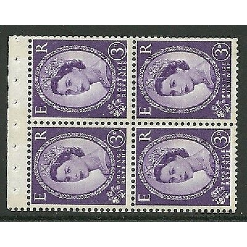 SB101 Wilding booklet pane Phos Blue on Cream perf type AP UNMOUNTED MNT