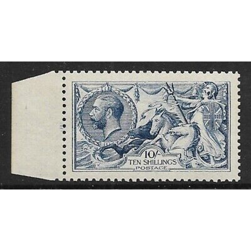 Sg 412 Spec N70(1) 10 - Blue De La Rue Seahorse UNMOUNTED MINT