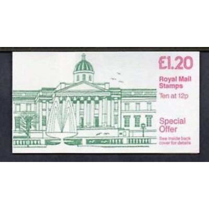 FJ5b 1985 National Gallery - Folded Booklet - good perfs - Cylinder B10