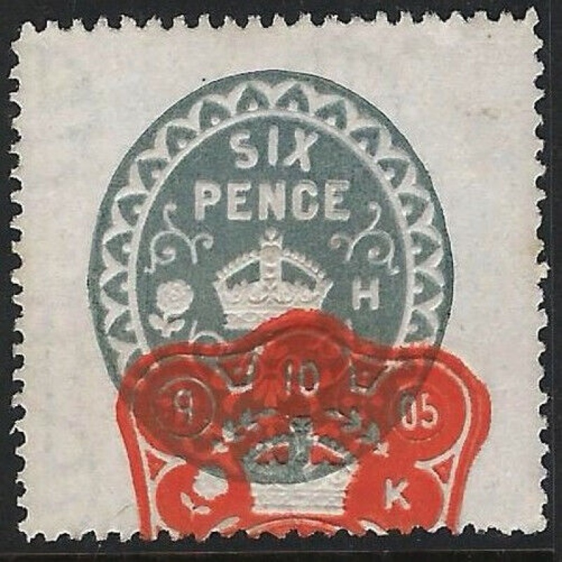 GB Revenue : General Duty Adhesive 6 pence