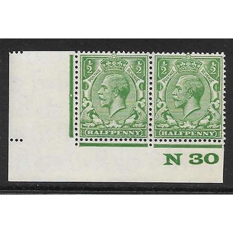 d Green Block Cypher Control N30 imperf UNMOUNTED MINT MNH