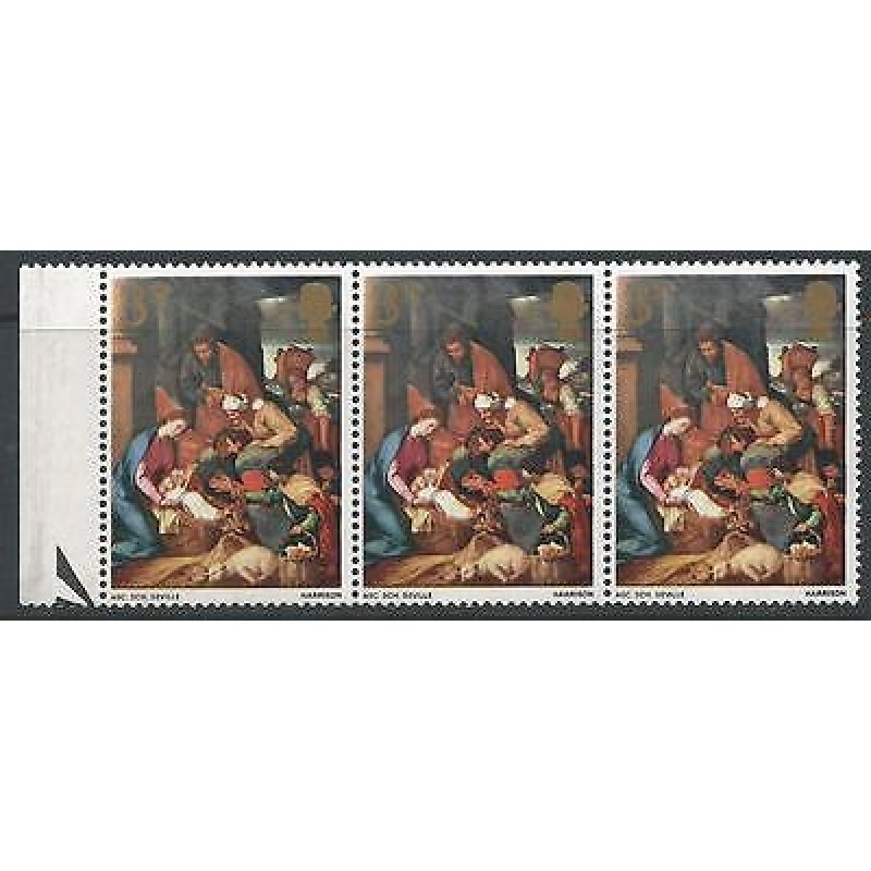 1967 Christmas 3d - Phosphor Omitted Fully Partially - MNH