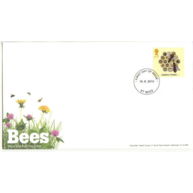 GB 2015 Bees 1.33 FDC St Bees Cancel