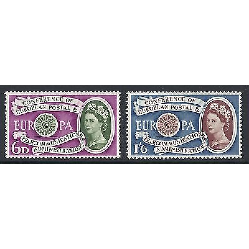 sg 621 - 622 1960 Europa Commemorative set of 2 UNMOUNTED MINT MNH