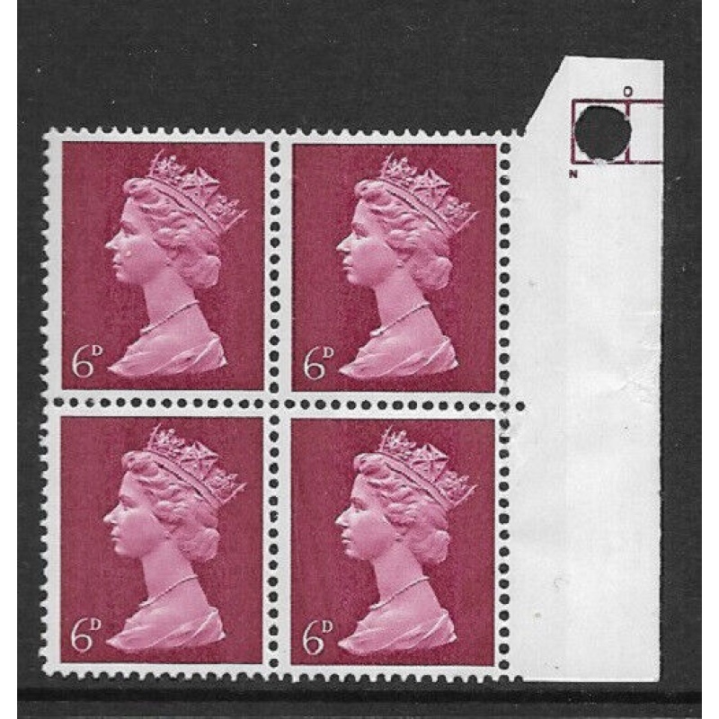 6d Pre-Decimal machin with PH1 LH margin UNMOUNTED MINT MNH