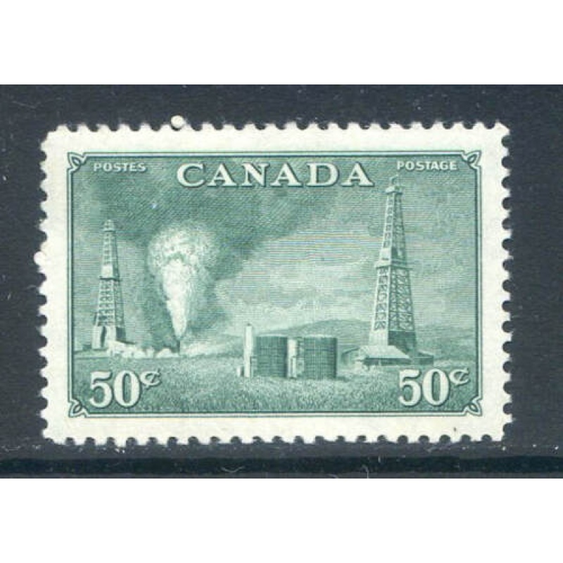 Canada 50c Green SG431 Mounted Mint