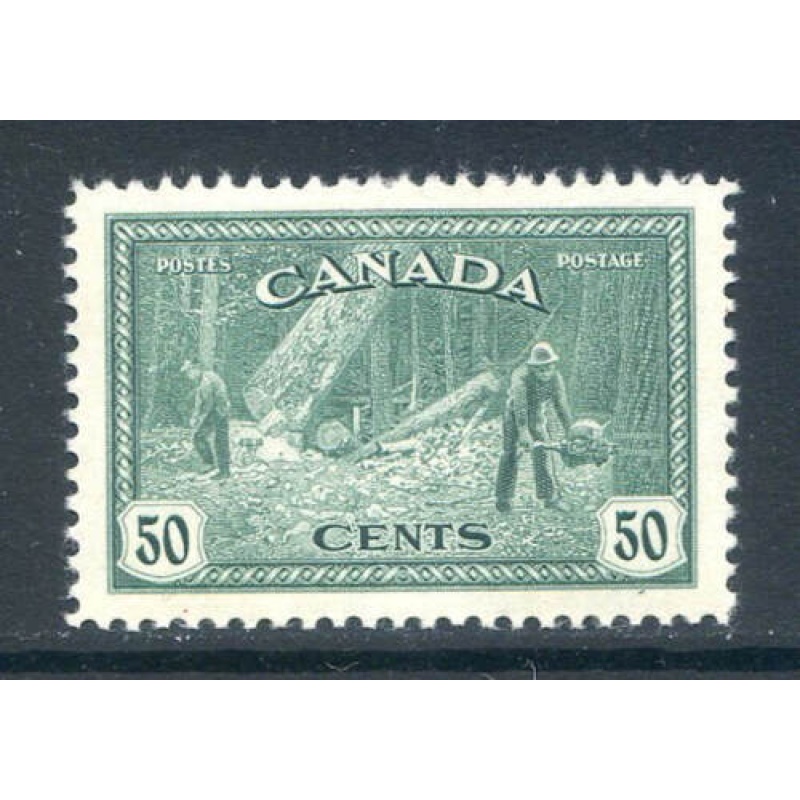 Canada 50c Green SG405 Unmounted Mint