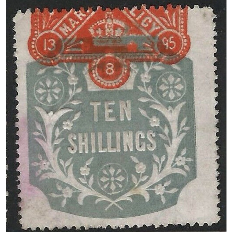 GB Revenue : General Duty Adhesive 10 shillings