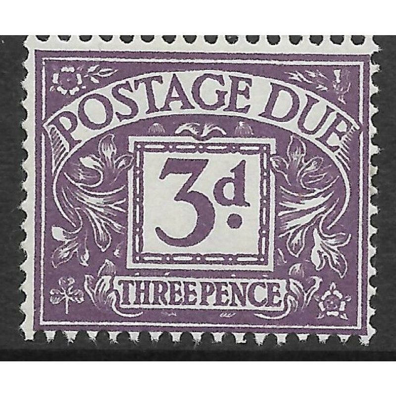 Sg D60wi 3d QE II Multi Crowns Postage Due Wmk Inverted UNMOUNTED MINT