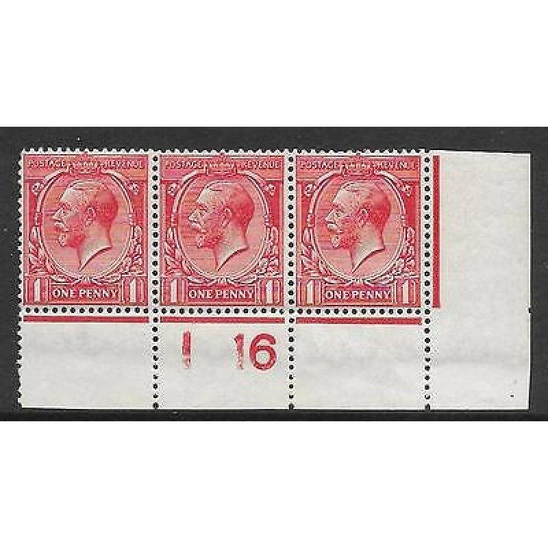 N16(-) 1d Deep Bright Brick Red Royal Cypher with Hendon cert UNMOUNTED MINT