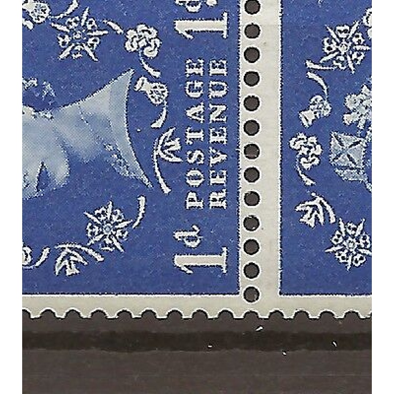 S15d 1d Wilding Graphite with listed variety - stop omitted UNMOUNTED MINT MNH