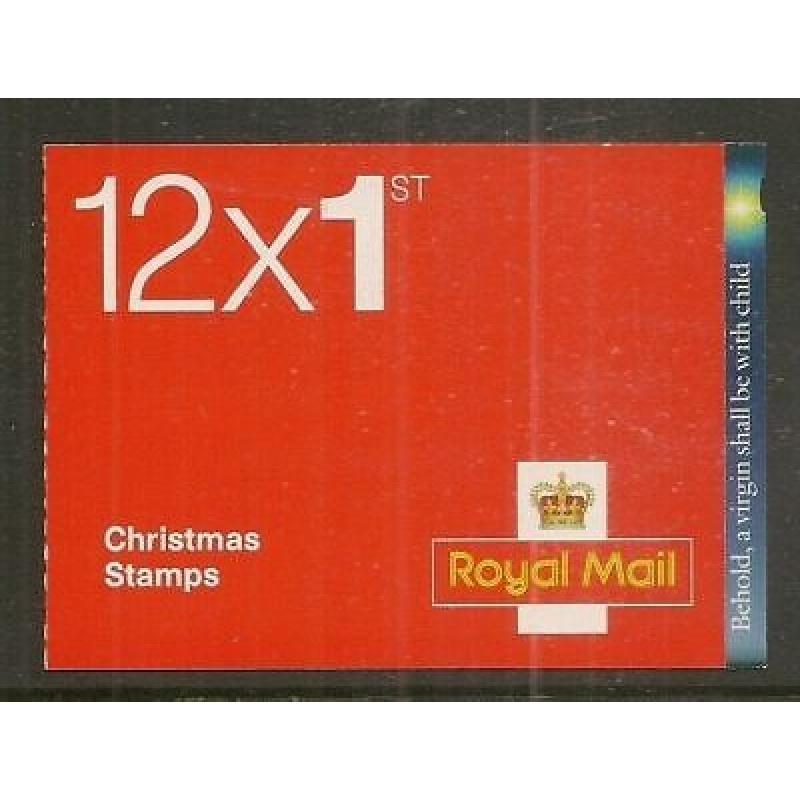 LX42 2011 Christmas Barcode Booklet 12 x 1st Class - complete - No Cylinder