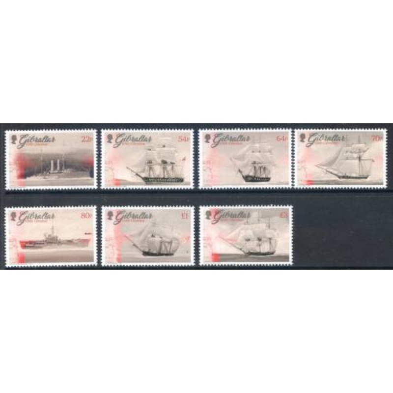 2017 Gibraltar HMS Gibraltar SG1745 1751 Unmounted Mint