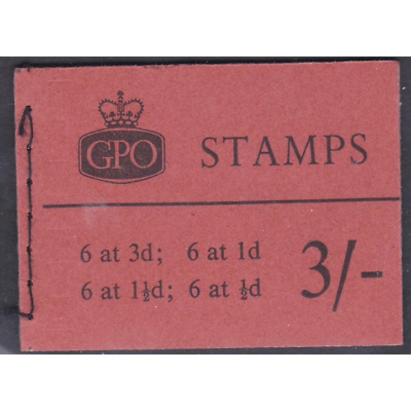 M72p Jan 65 3 - GPO stamps booklet UNMOUNTED MINT MNH