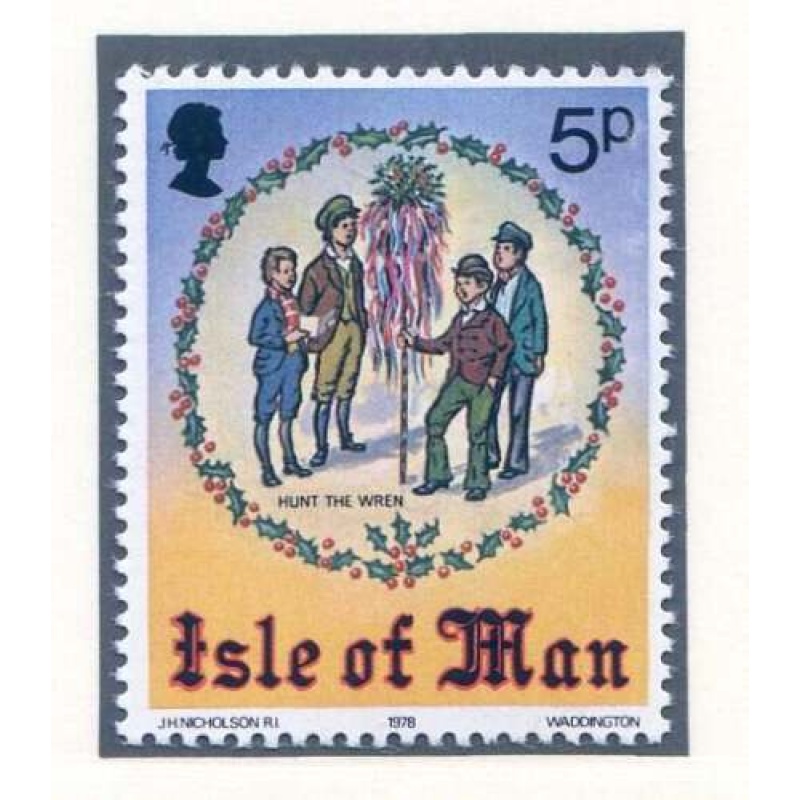 1978 Isle of Man SG143 Christmas Set Unmounted Mint