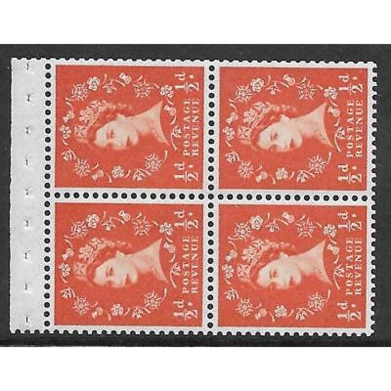 SB10 d Crowns Left Wilding booklet pane perf type AP UNMOUNTED MNT