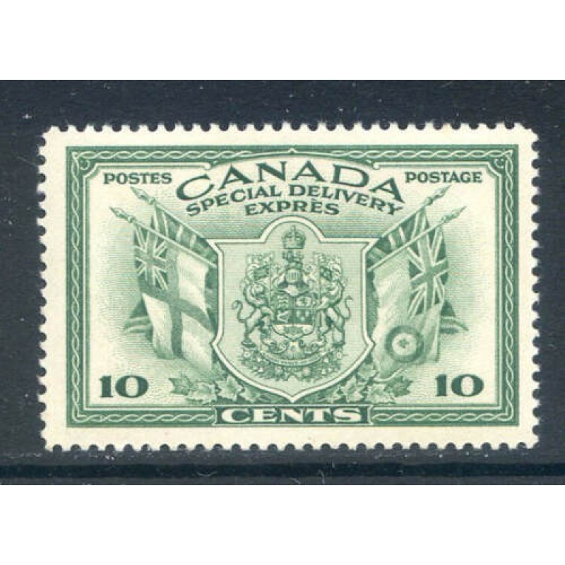 Canada 10c Greent SGS12 Mounted Mint