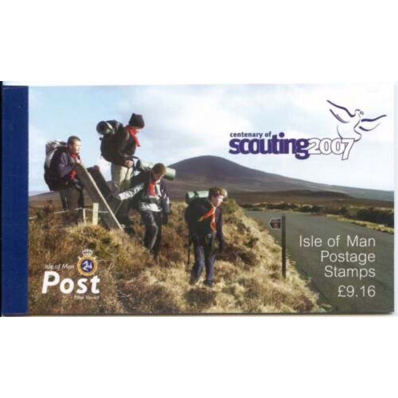 2007 Isle of Man Scouting Prestige Booklet SGSB61 Unmounted Mint