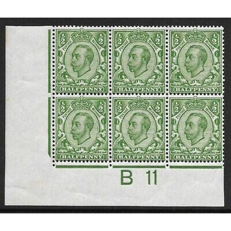 Spec N4(7) d Bright Yellow-Green Control B 11 perf 2 UNMOUNTED MINT