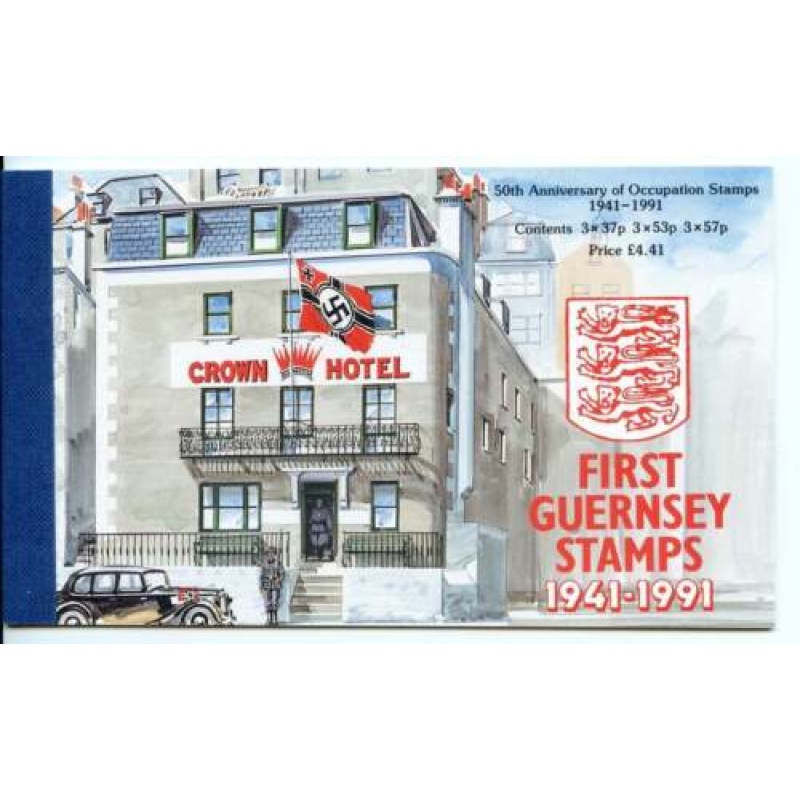 Guernsey 50th Anniversary Occupation Stamps Prestige Booklet SGSB42