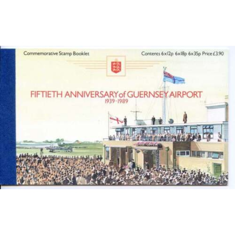 Guernsey 50th Anniversary Guernsey Airport Prestige Booklet SGSB39