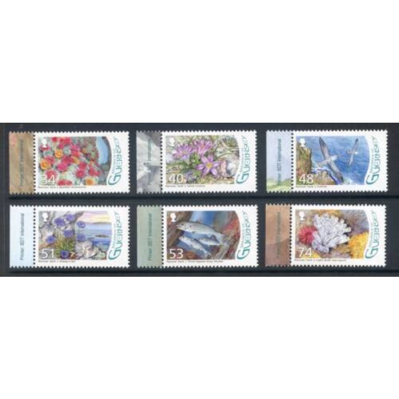 Guernsey 2008 Headland and Caves set SG1199 1204 Unmounted mint