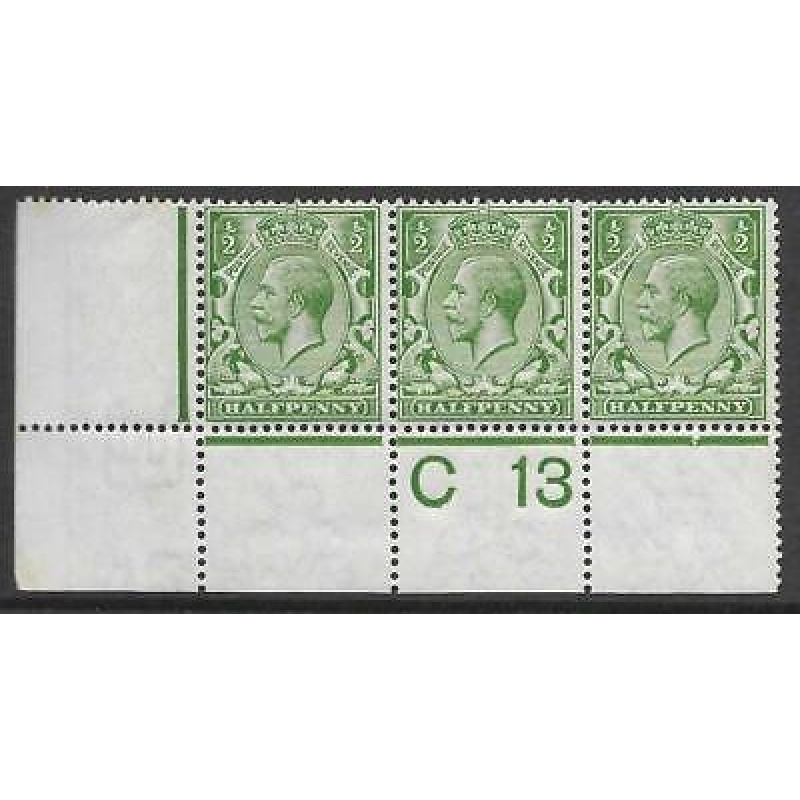 N14(6) d Bright Green Control C 13 perf UNMOUNTED MINT - MNH