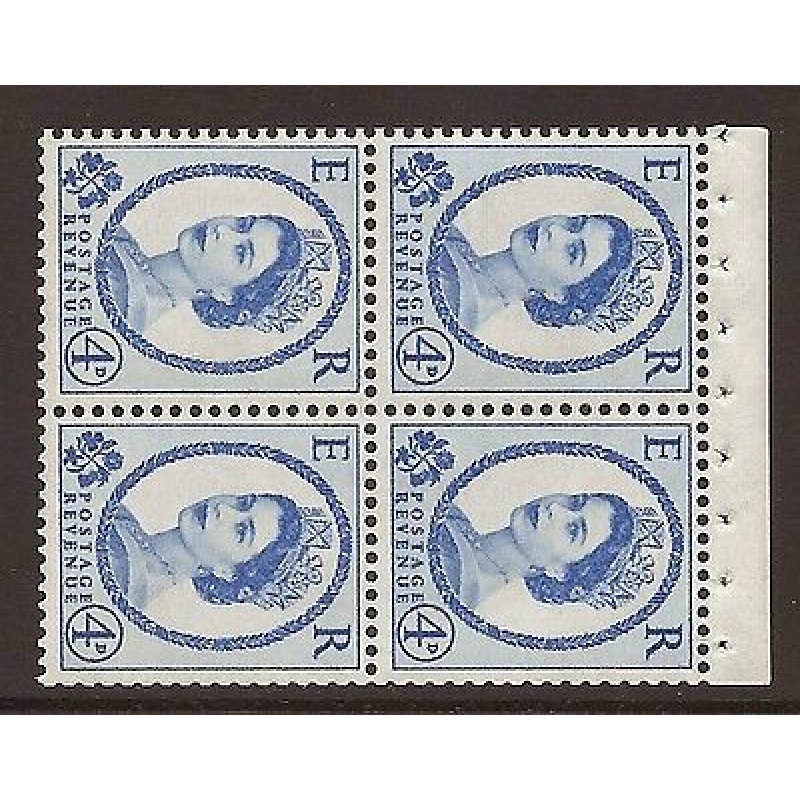 SB106a Wilding booklet pane Crowns perf type I UNMOUNTED MNT MNH