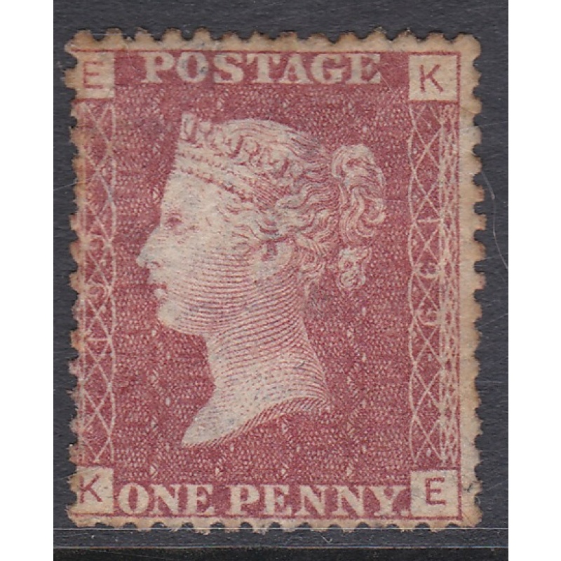 1858 Sg43 1d Penny Red plate 199 lettered K-E MOUNTED MINT