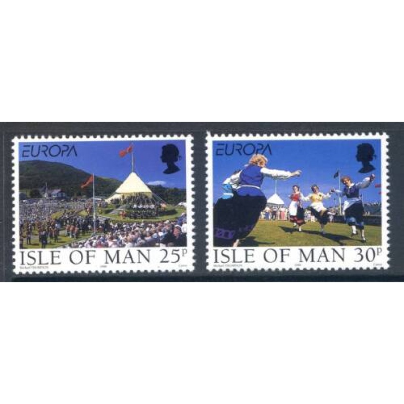 Isle Of Man 1998 Europa Set SG817 818 Unmounted Mint