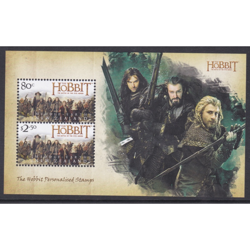 2014 NEW ZEALAND Hobbit MINIATURE SHEET the battle of 5 armies UNMOUNTED MINT