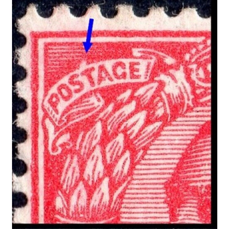 GB - Sg 329 - 1d. Carmin Variety Spot Above postage VLMM