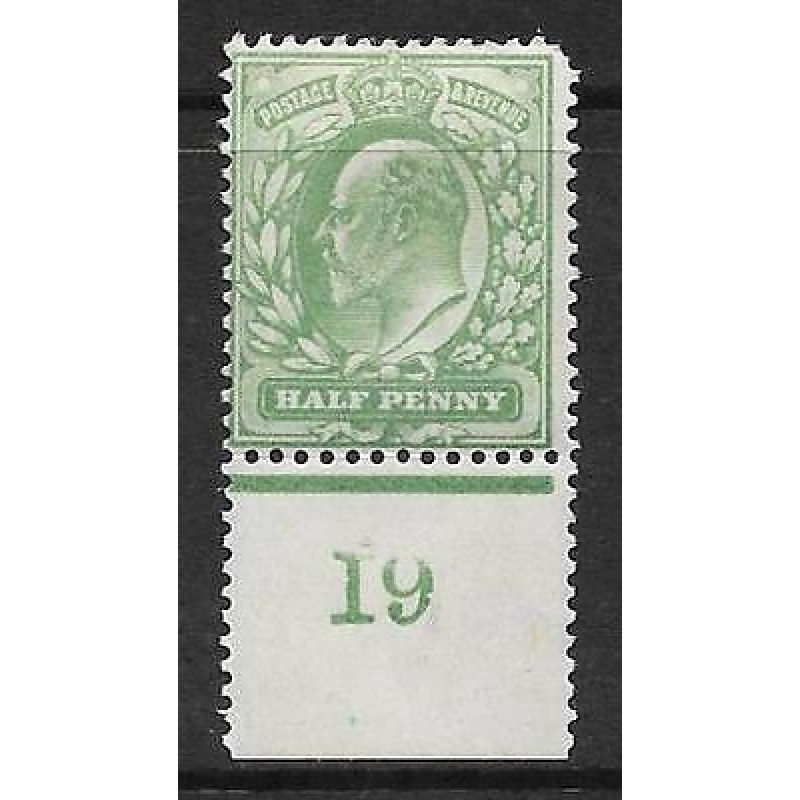 Sg 218 d Yellowish-Green Control I9 perf De La Rue MOUNTED MINT