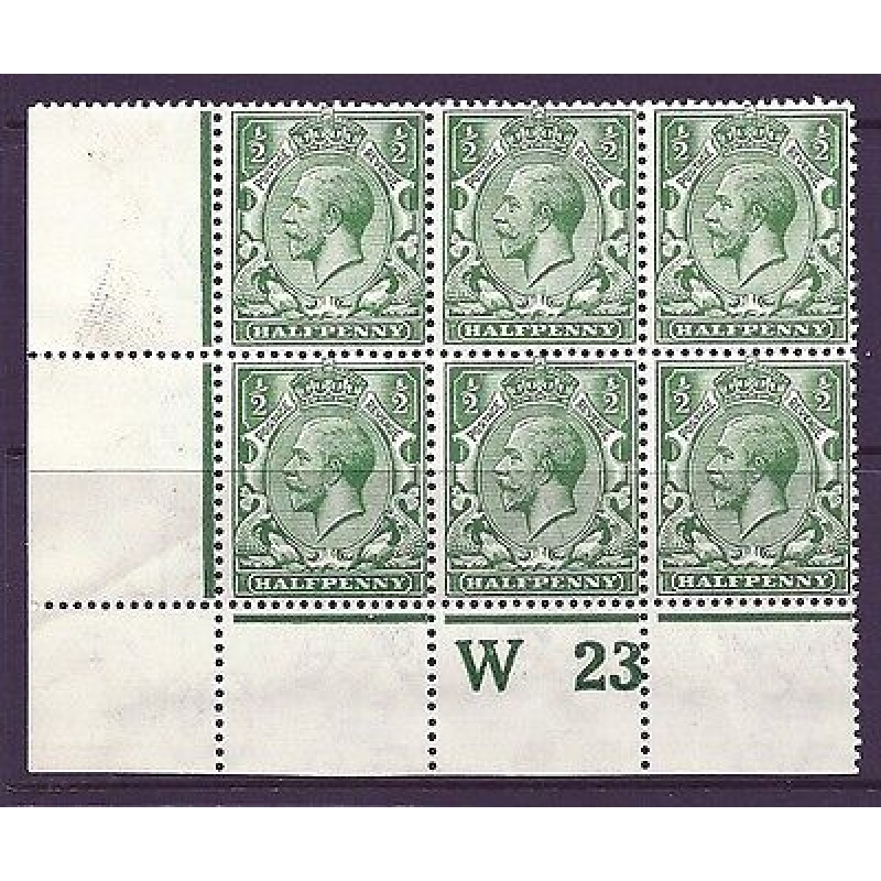 N14(17) d Cobalt Green Control W 23 perf UNMOUNTED MINT faults