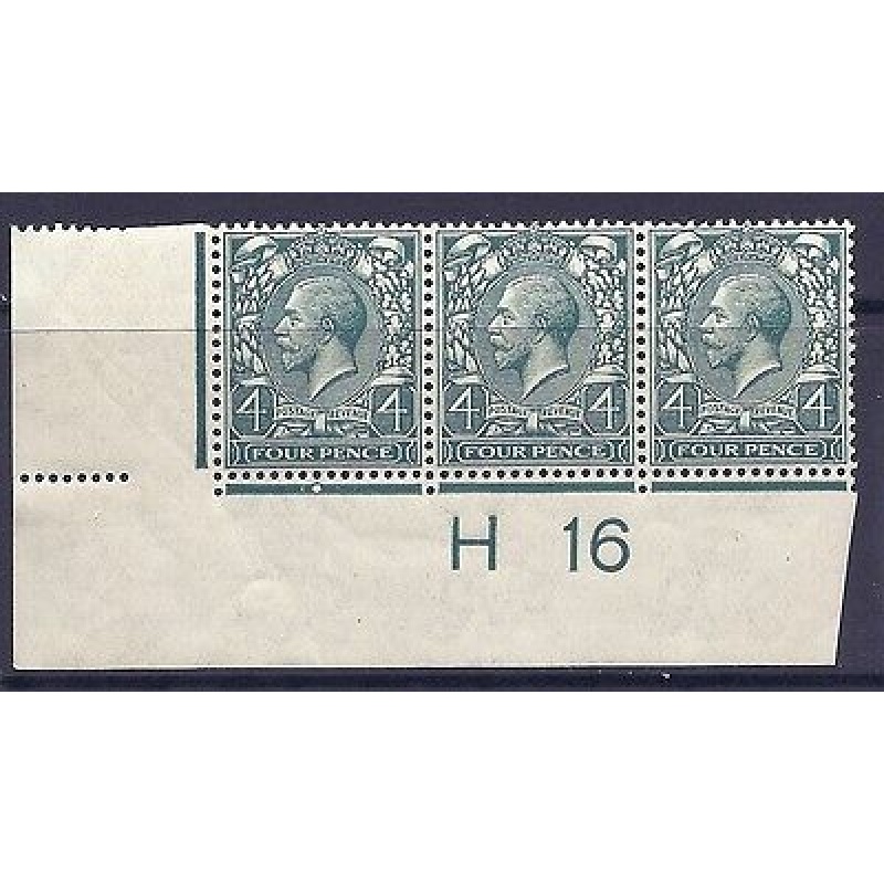 N23(1) 4d Grey Green Royal Cypher control H 16 imperf UNMOUNTED MINT