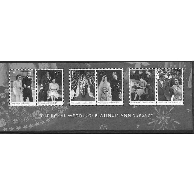 MS4032 2017 Platinum Anniversary miniature sheet UNMOUNTED MINT MNH