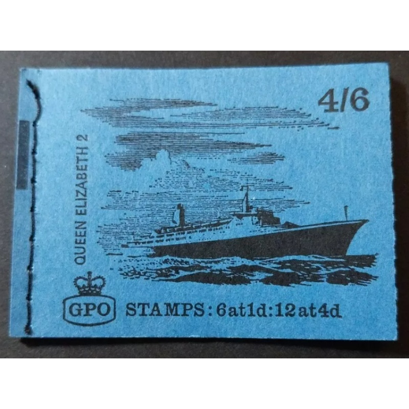 LP49 4 6 Ship series The QE II 1969 January Stitched Booklet U M MNH