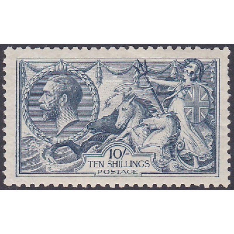 Sg417 Spec N71(2) 10 - Dull Grey Blue Bradbury Wilkinson Seahorse UNMOUNTED MINT