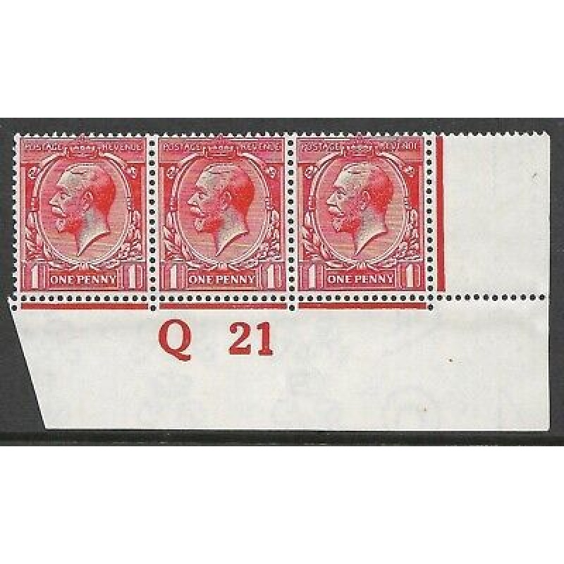 N16(6) 1d Deep Brick Red Royal Cypher Cont Q 21 imperf RPS cert UNMOUNTED MINT