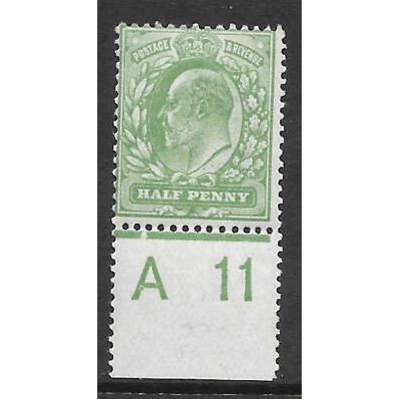 Sg 270 M3(5) d Pale Bluish Green Harrison Perf. 14 Control A11 UNMOUNTED MINT