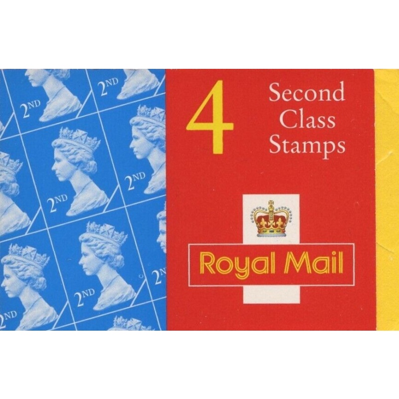 HA10 4 x 2nd Class Stamps Barcode booklet - complete - No Cylinder