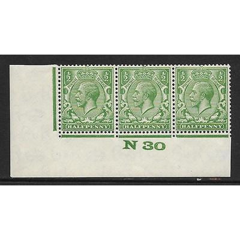 d Green Block Cypher Control N30 imperf UNMOUNTED MINT MNH