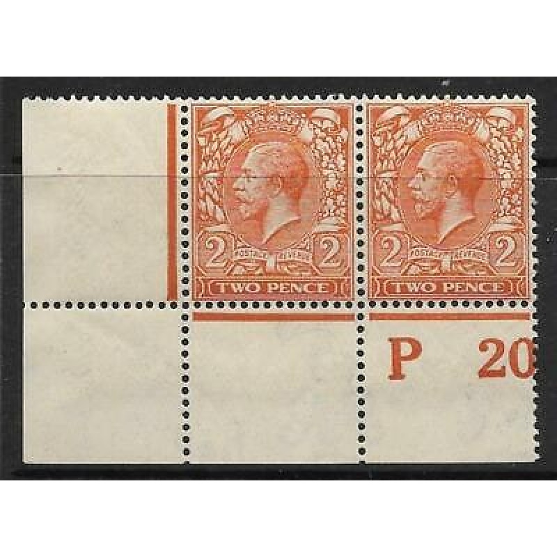 N19(5) 2d Orange Royal Cypher control P 20 perf UNMOUNTED MINT