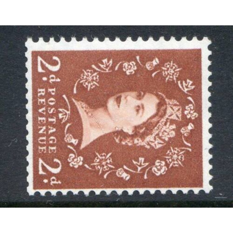 2d Light Red Brown SG543bd Unmounted Mint