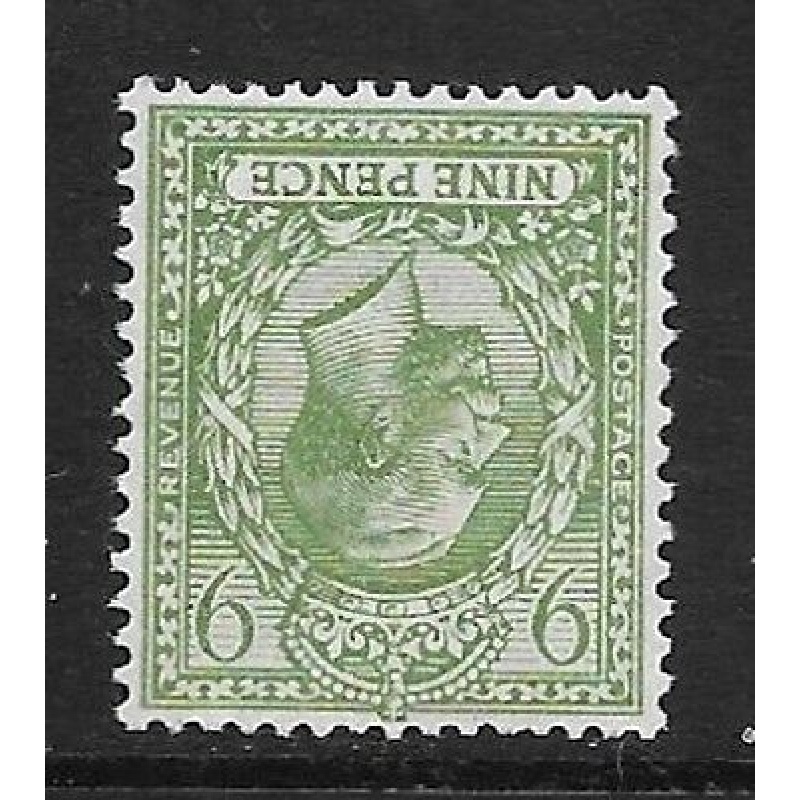 Sg 427wi 9d Olive Block Cypher Wmk Inverted UNMOUNTED MINT MNH