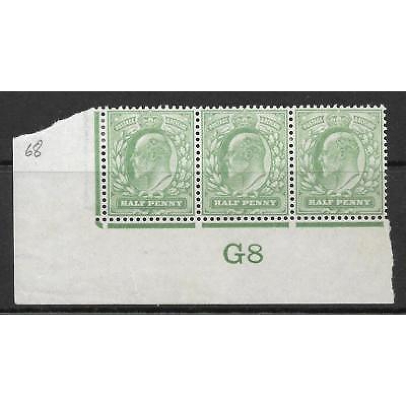 d Yellow-Green Control G8 (Co-Ex) perf type H1 plate 68 MOUNTED MINT