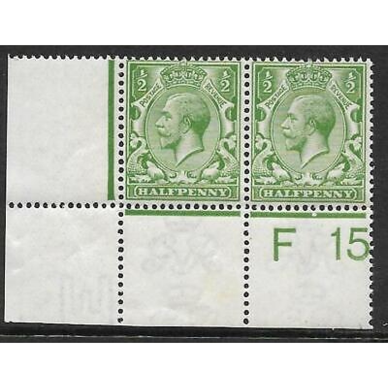 N14(8) d Yellow Green Royal Cypher Control F15 perf UNMOUNTED MINT