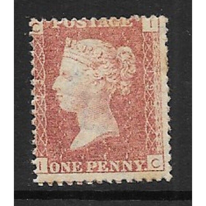 SG 43 1d Penny Red Lettered I-C plate 193 MOUNTED MINT