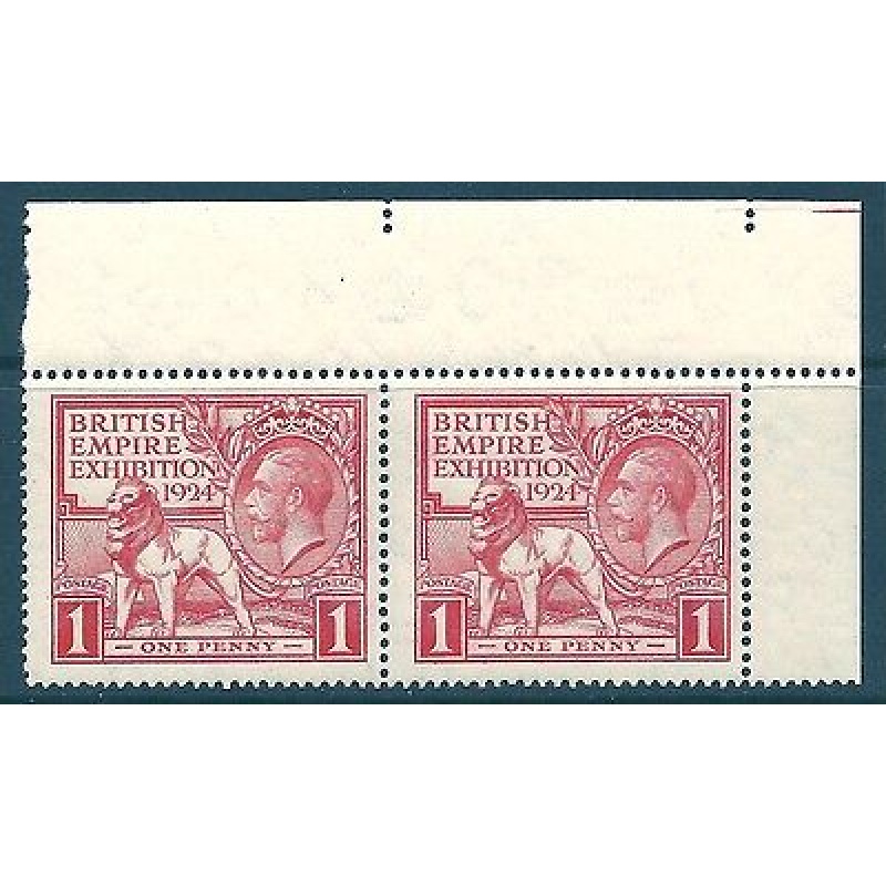 Sg 430c 1d 1924 Wembley variety Tail to N of Exhibition UNMOUNTED MINT