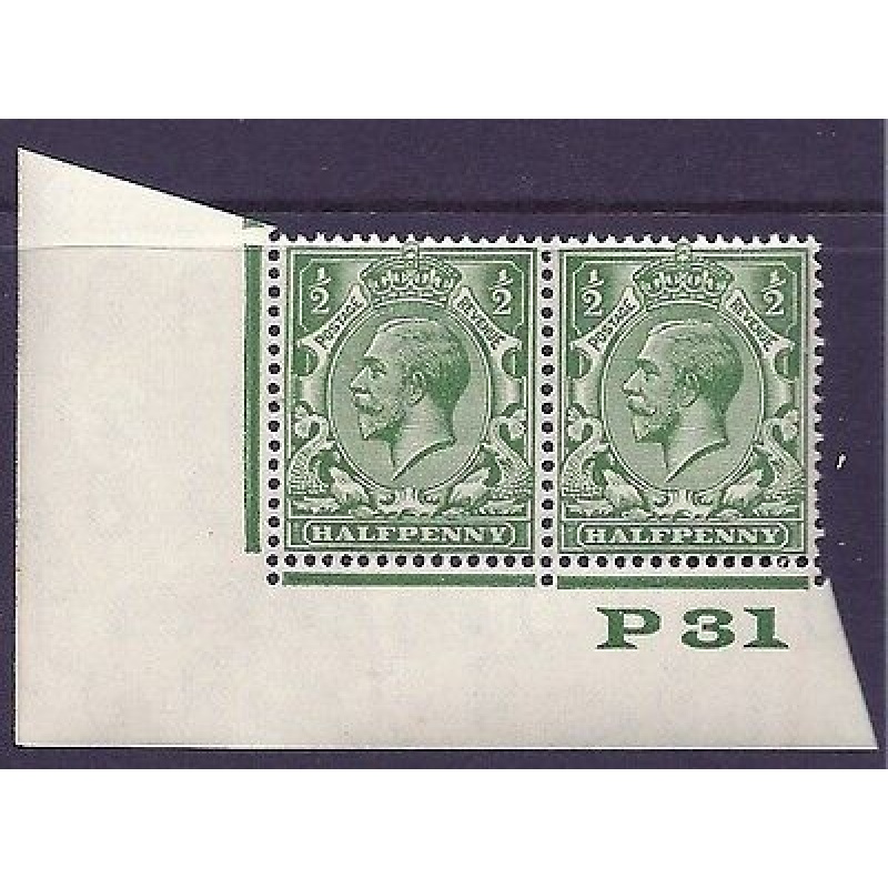 d Green Block Cypher Spec N33-1 Control P31 imperf UNMOUNTED MINT MNH